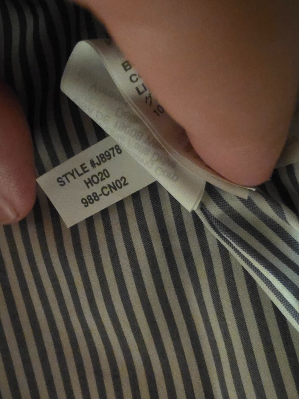 J Crew Gold Corduroy Blazer Striped Lining - Picture 8 of 8
